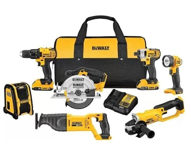 Kit Combinado de 7 Ferramentas DEWALT