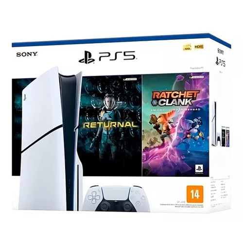 Playstation Ps5 Slim Standard Branco 1 TB